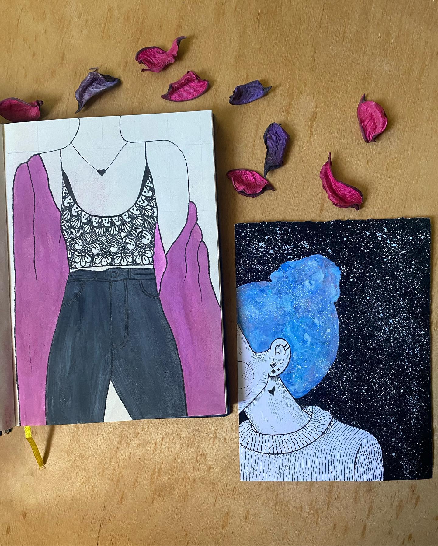 Something simple — butterfly study, December 2022