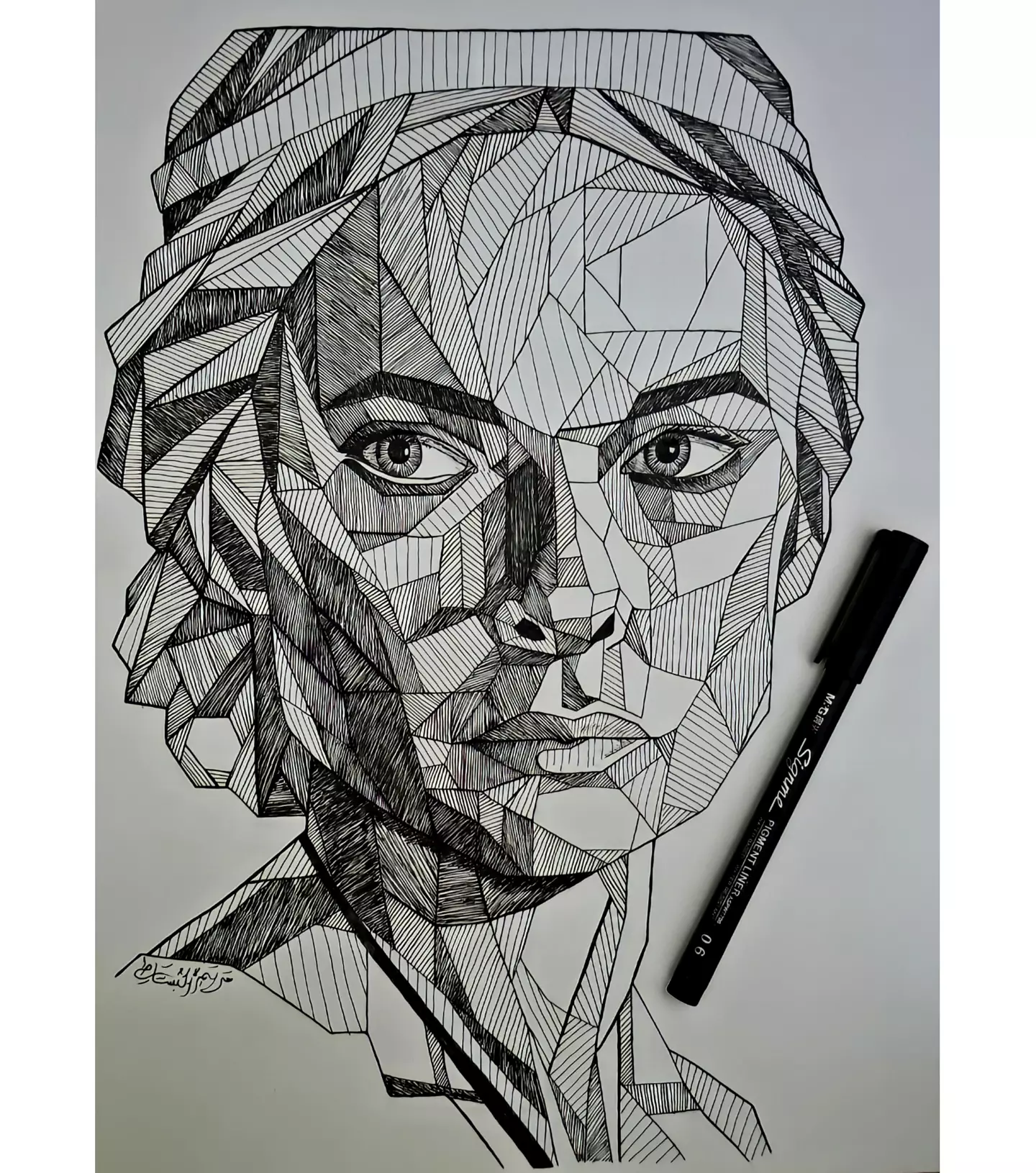 Portrait study, October 2021